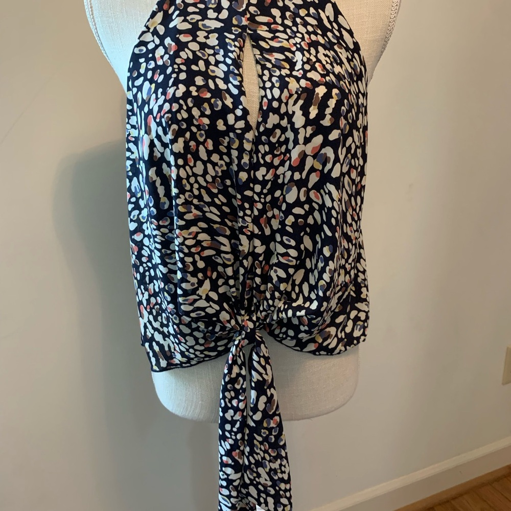 Anna Grace Multicolor Patterned Blouse